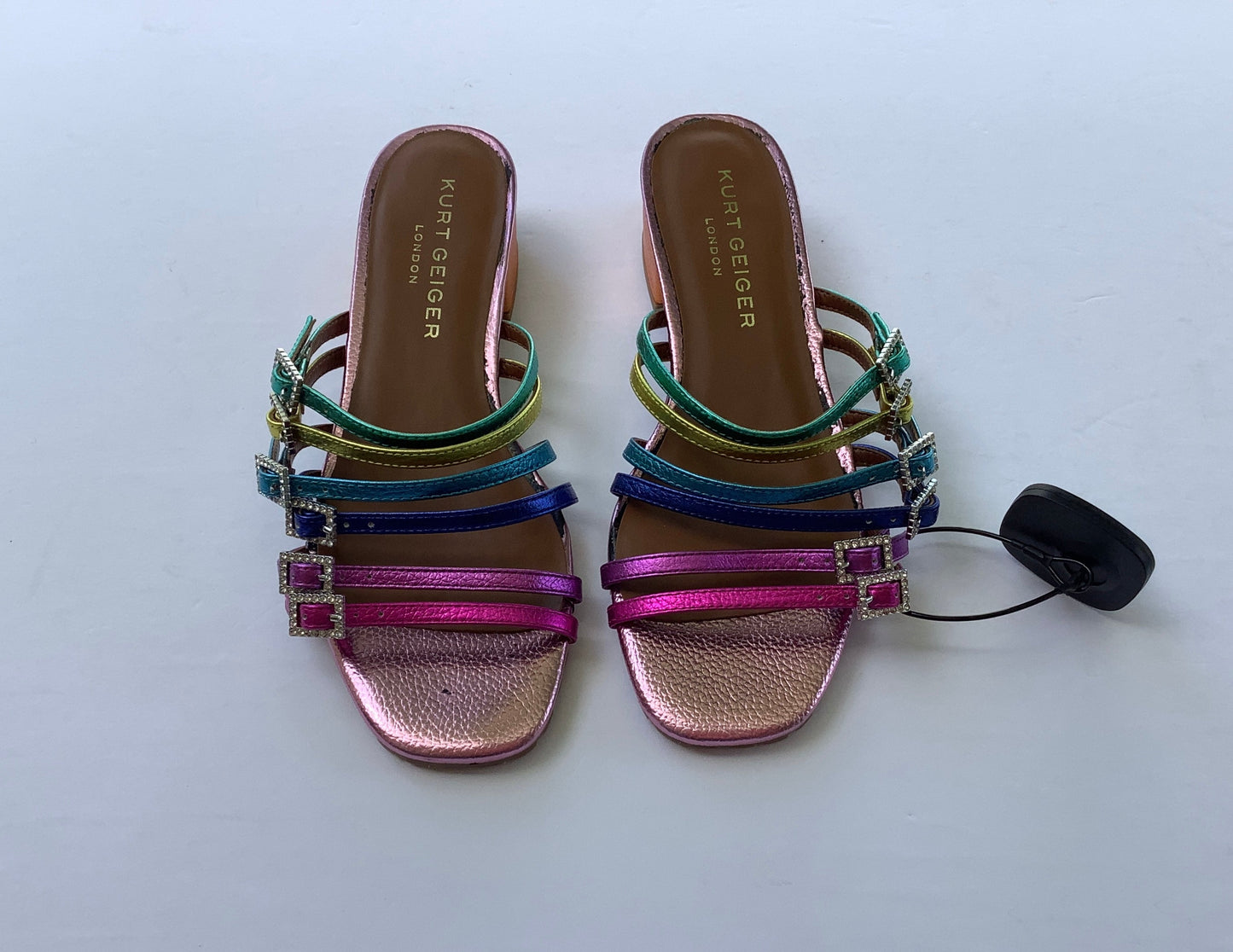 Sandals Designer By Kurt Geiger In Multi-colored, Size: 8