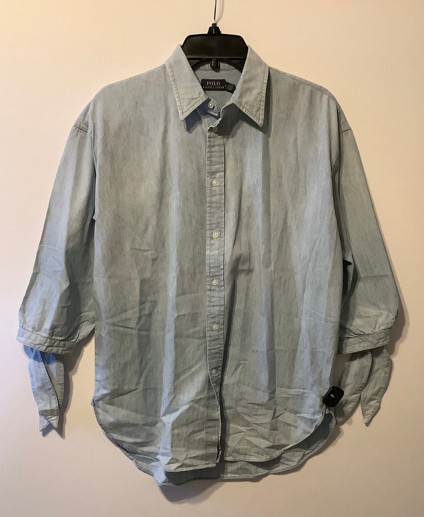 Top Long Sleeve By Polo Ralph Lauren In Blue, Size: M