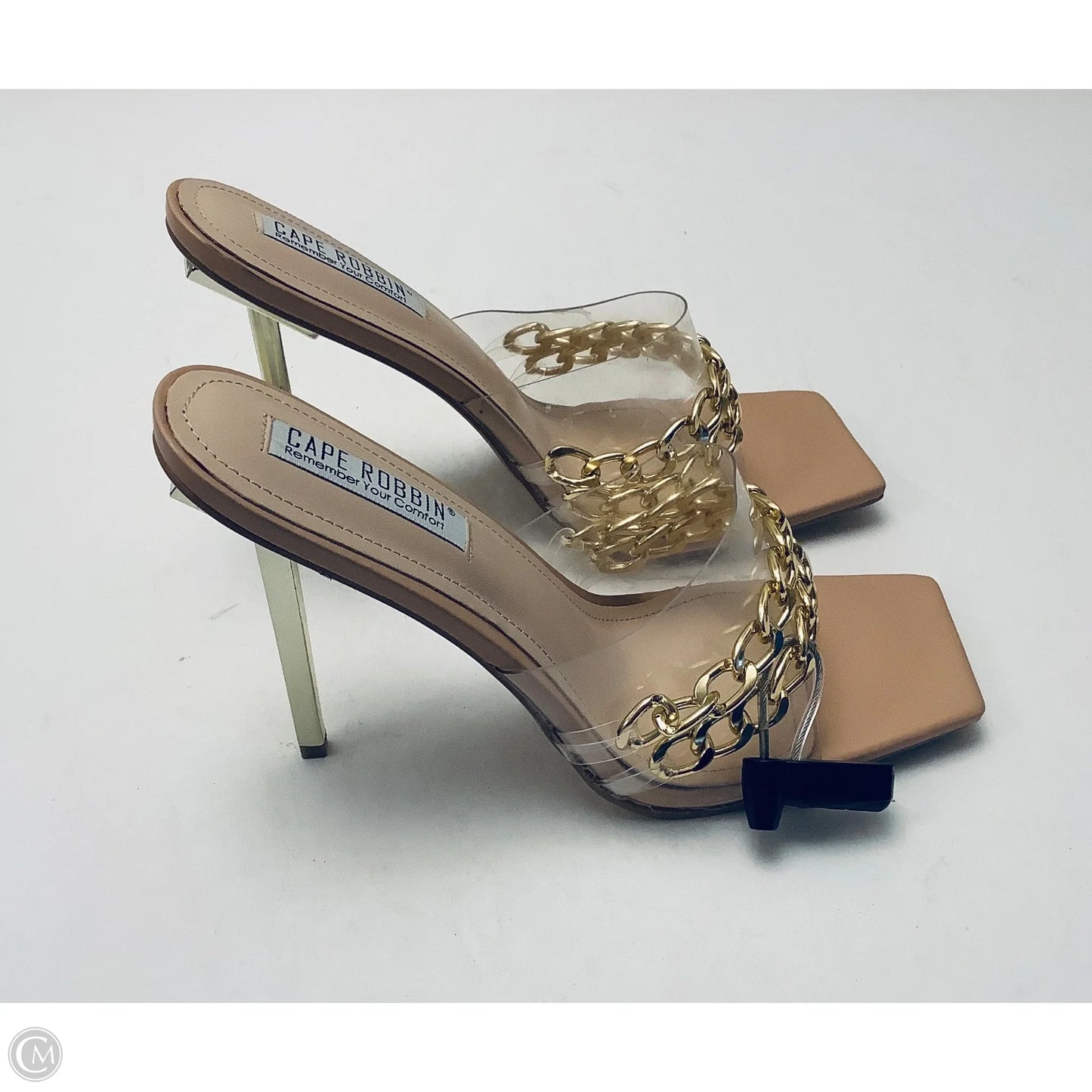 Shoes Heels Stiletto By Cmf In Gold, Size: 11