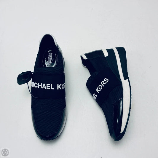 Shoes Sneakers By Michael By Michael Kors In Black & White, Size: 10