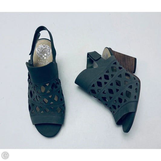 Sandals Heels Block By Vince Camuto In Grey, Size: 7.5