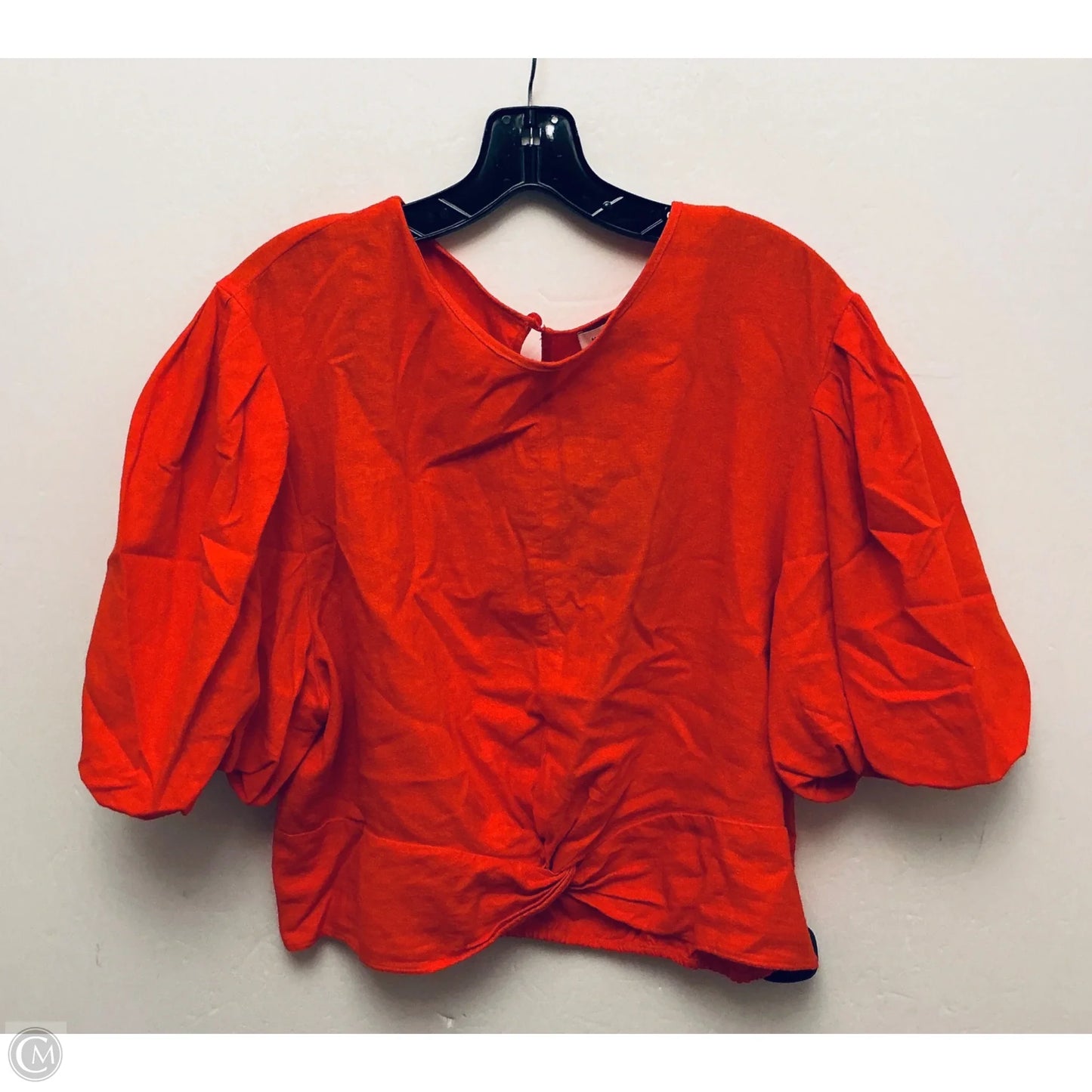 Top Short Sleeve By Marc New York In Orange, Size: L