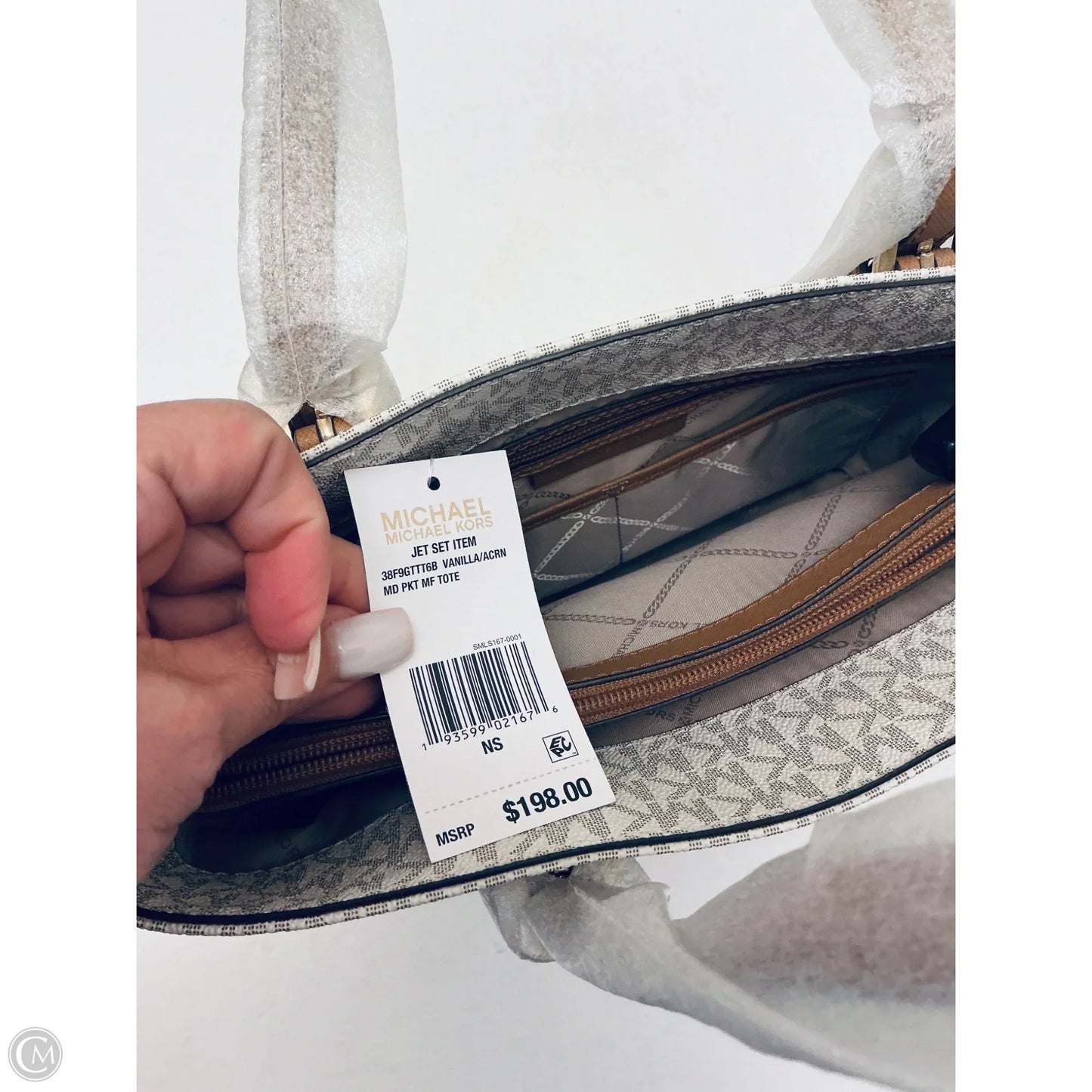 Handbag Designer By Michael Kors, Size: Medium