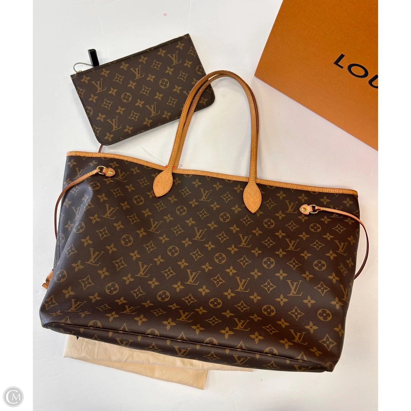 Handbag Luxury Designer By Louis Vuitton, Size: GM