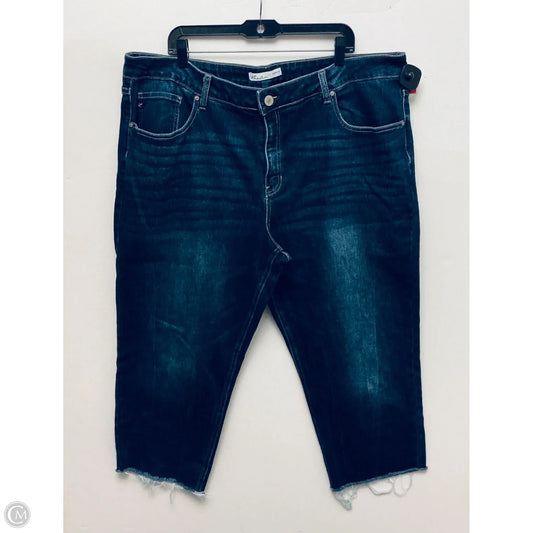 Jeans Wide Leg By Kancan In Blue, Size: 24
