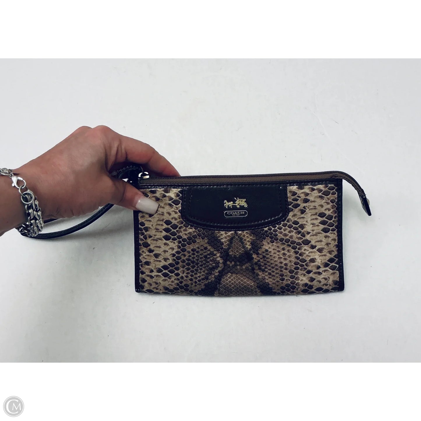 Wristlet Designer By Coach, Size: Small