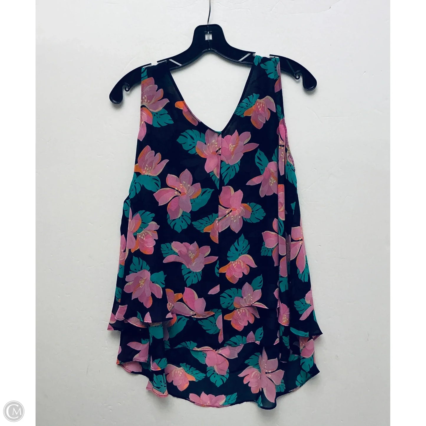 Top Sleeveless By Lane Bryant In Floral Print, Size: Xl