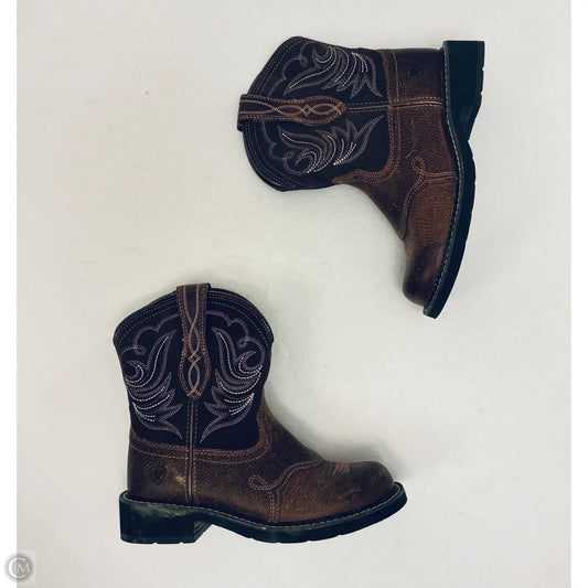 Boots Western By Ariat In Brown, Size: 7
