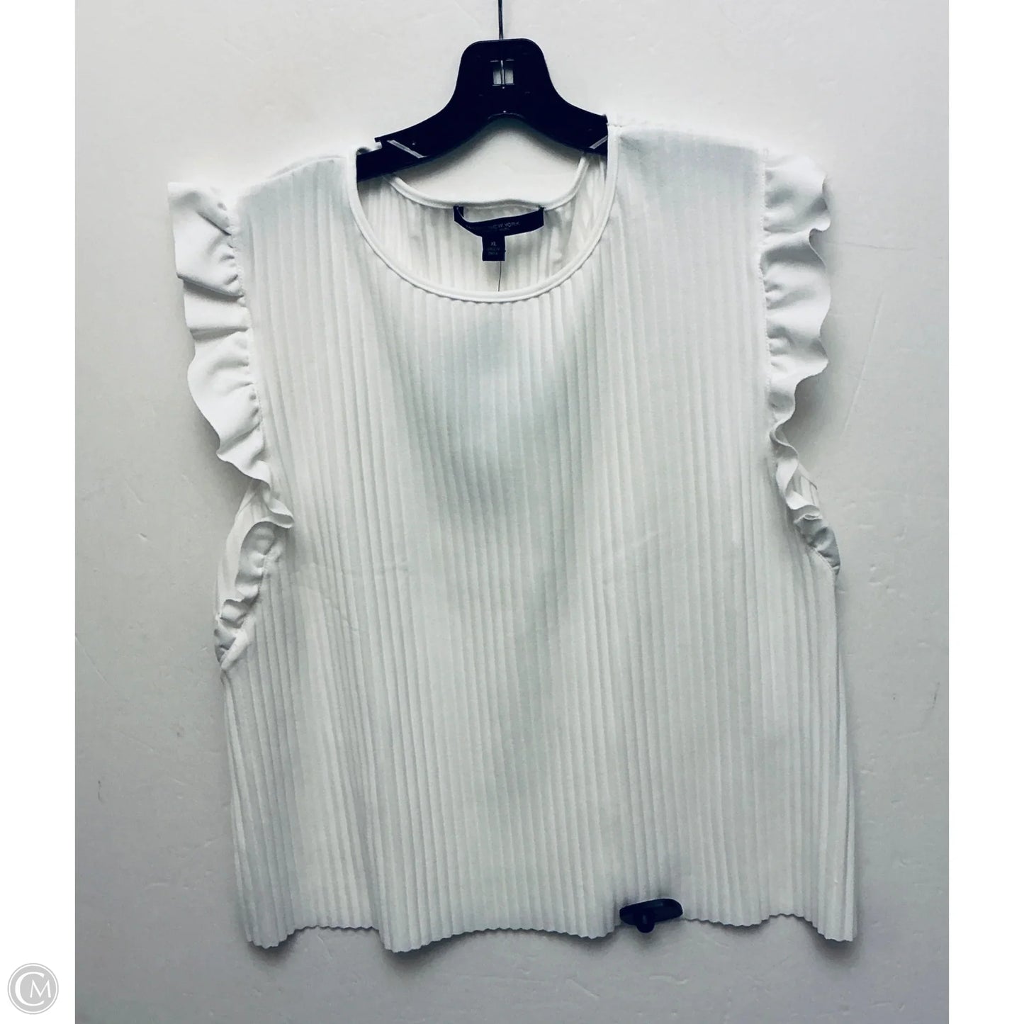 Top Short Sleeve Basic By Marc New York In White, Size: Xl
