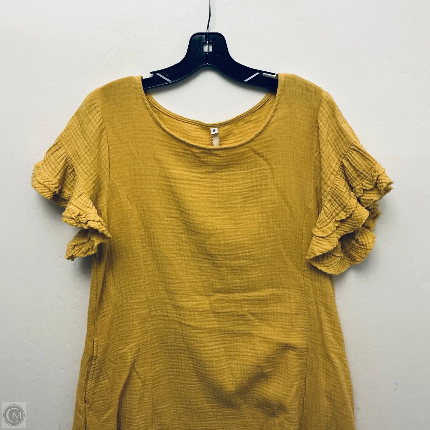 Dress Casual Short By Uncle Frank In Yellow, Size: S