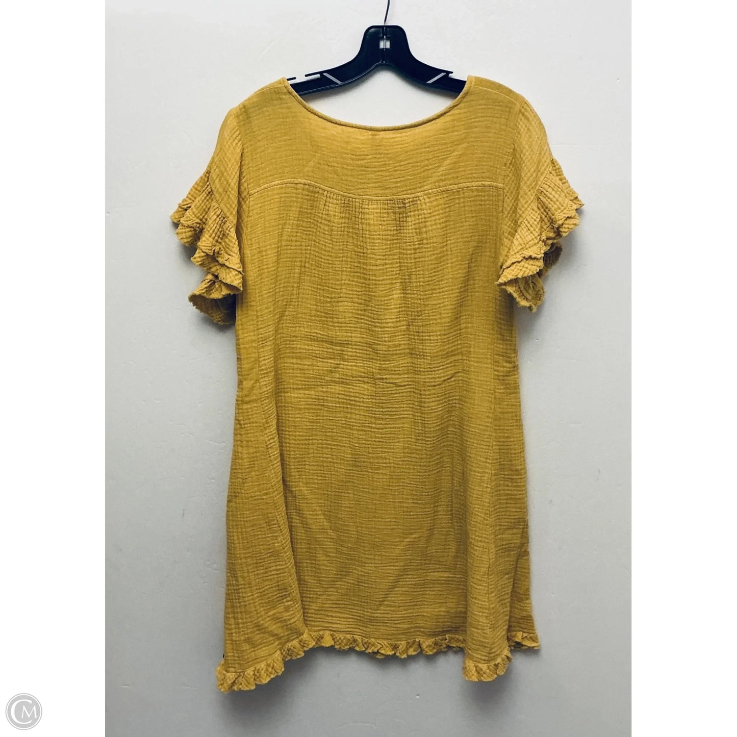 Dress Casual Short By Uncle Frank In Yellow, Size: S