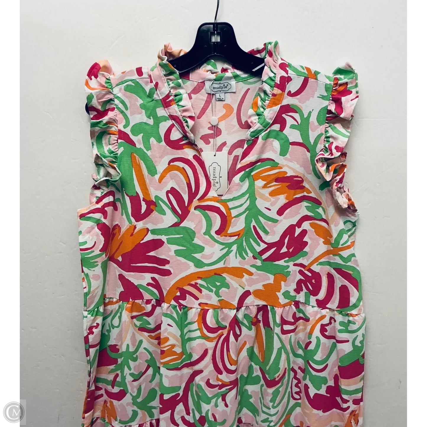 Dress Casual Maxi By Mudpie In Pink, Size: L