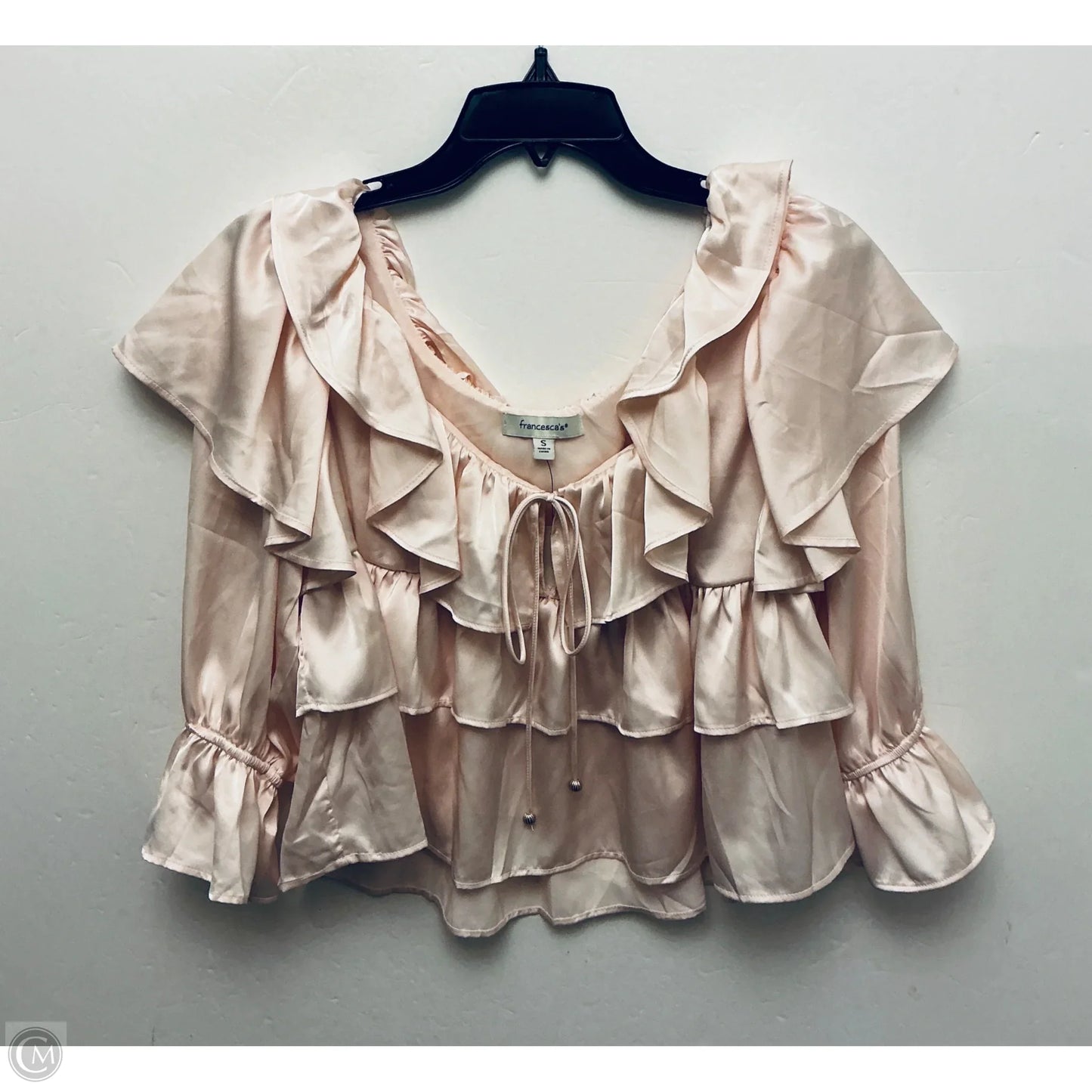 Top Short Sleeve By Francesca’s In Pink, Size: S