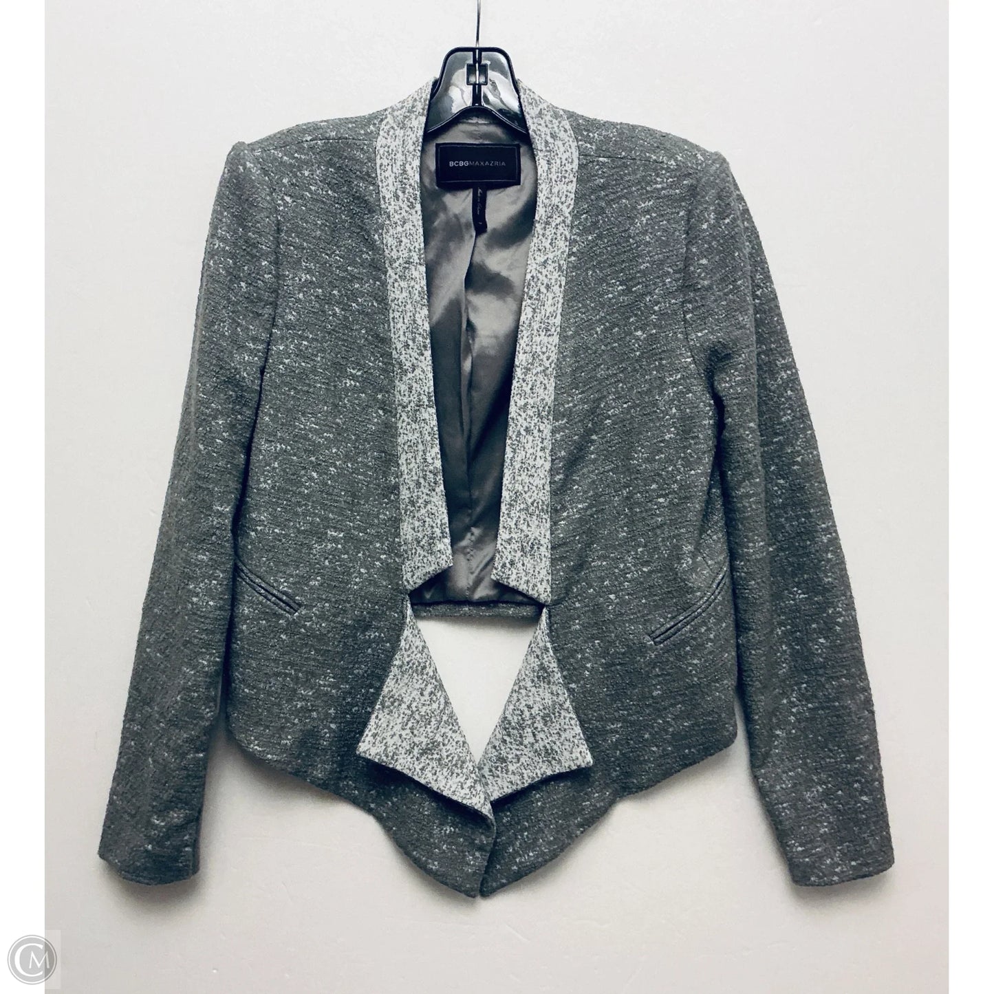 Blazer By Bcbgmaxazria In Grey, Size: M