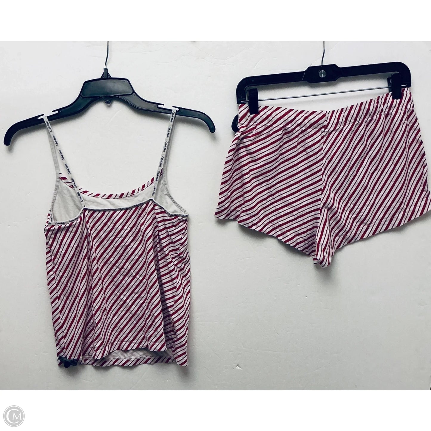 Shorts Set By Calvin Klein In Red, Size: S