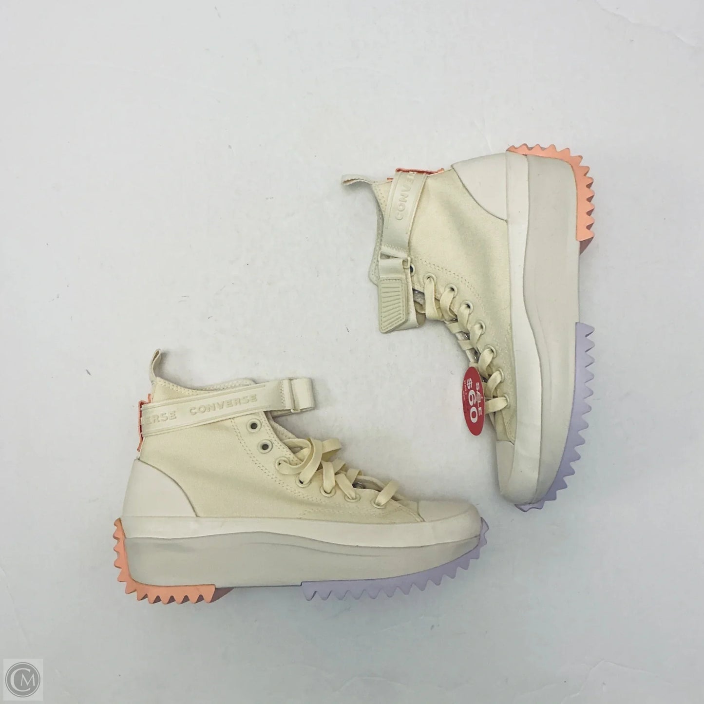 Shoes Heels Platform By Converse In Cream, Size: 7.5
