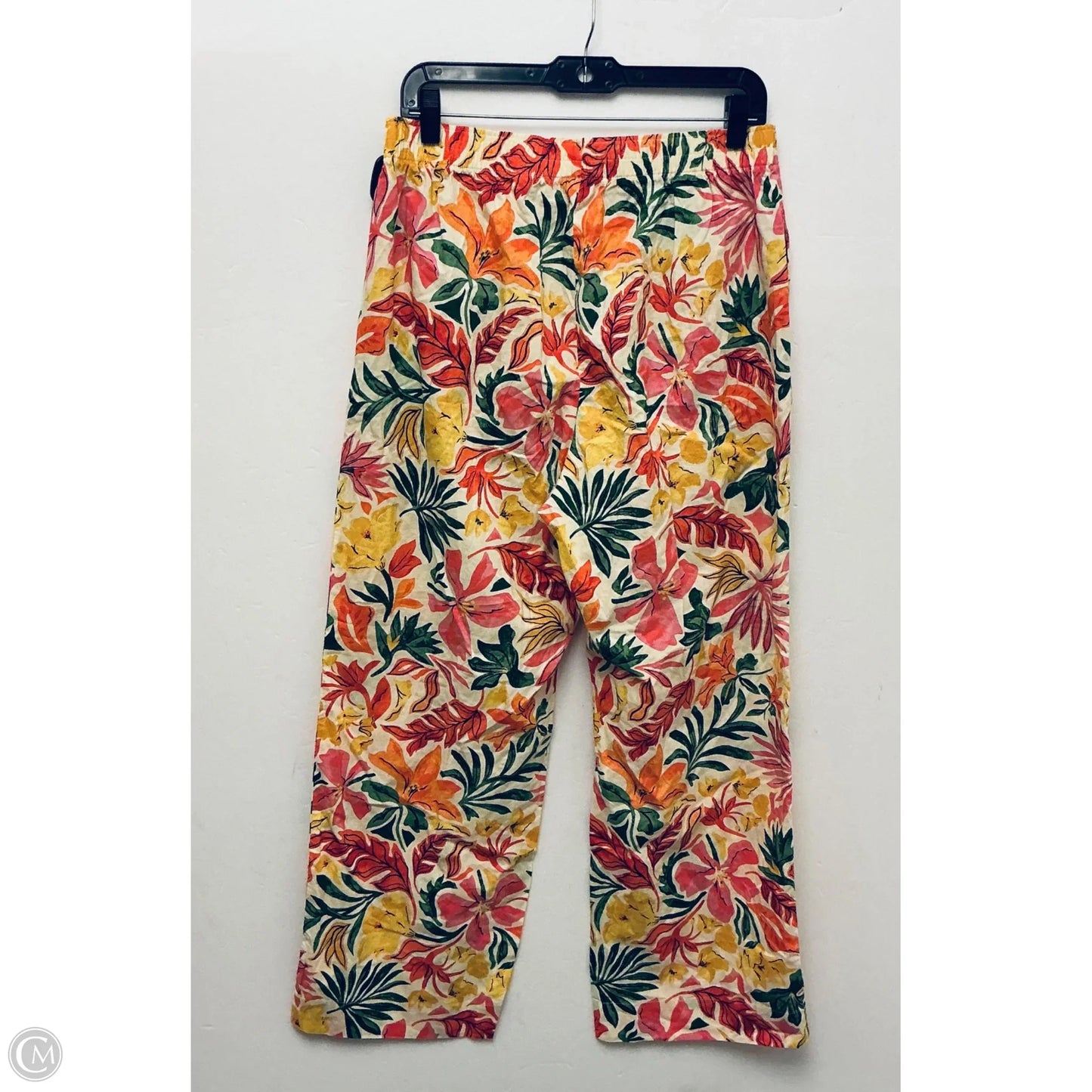 Pants Linen By Old Navy In Floral Print, Size: M