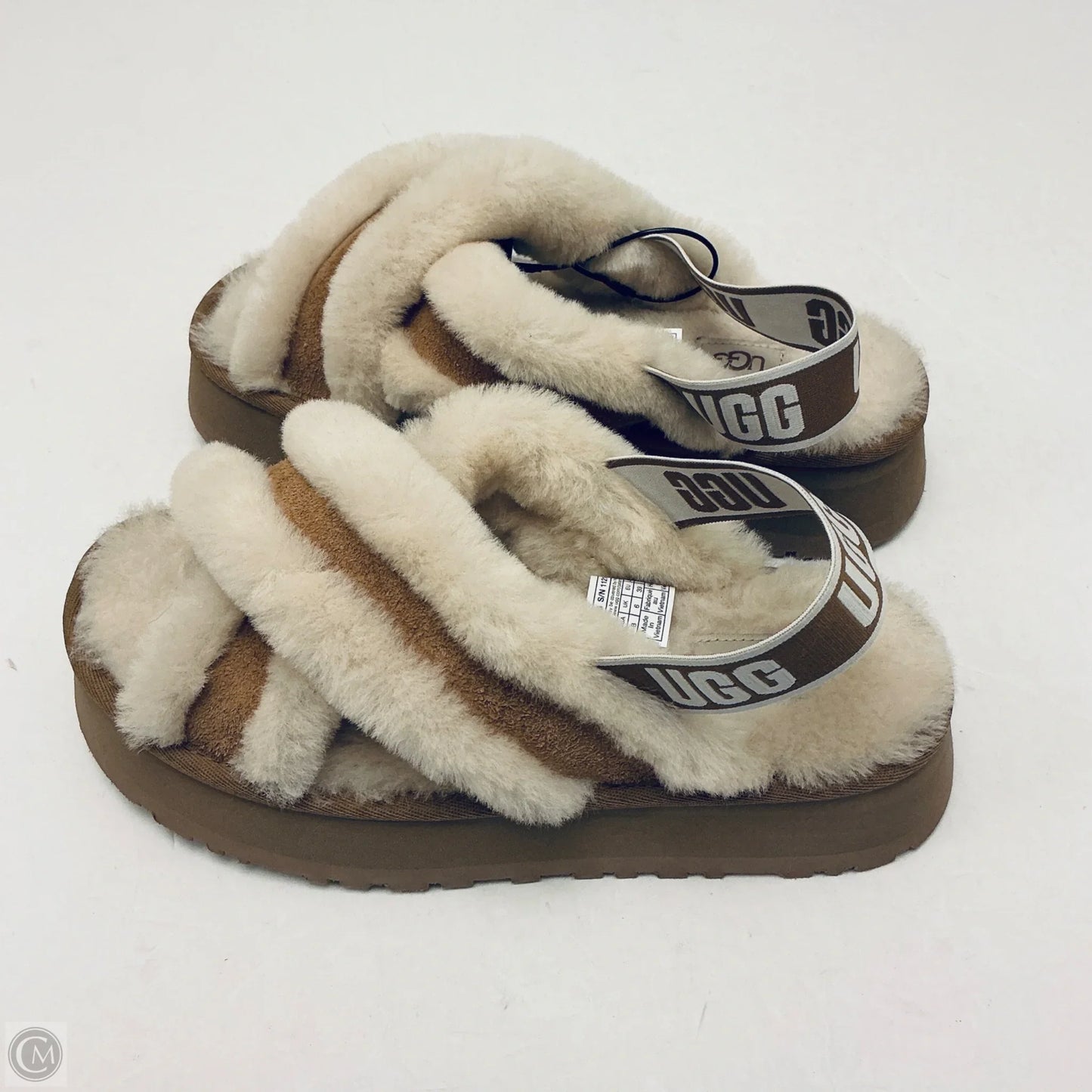 Sandals Designer By Ugg In Tan, Size: 8