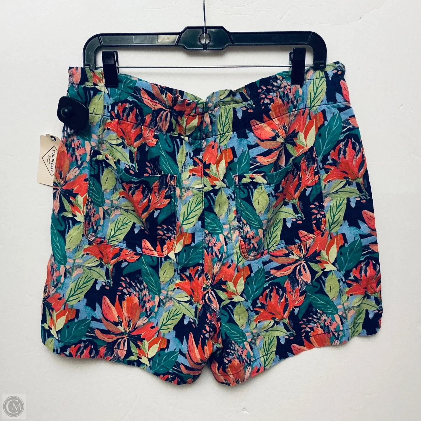 Shorts By St Johns Bay In Floral Print, Size: L