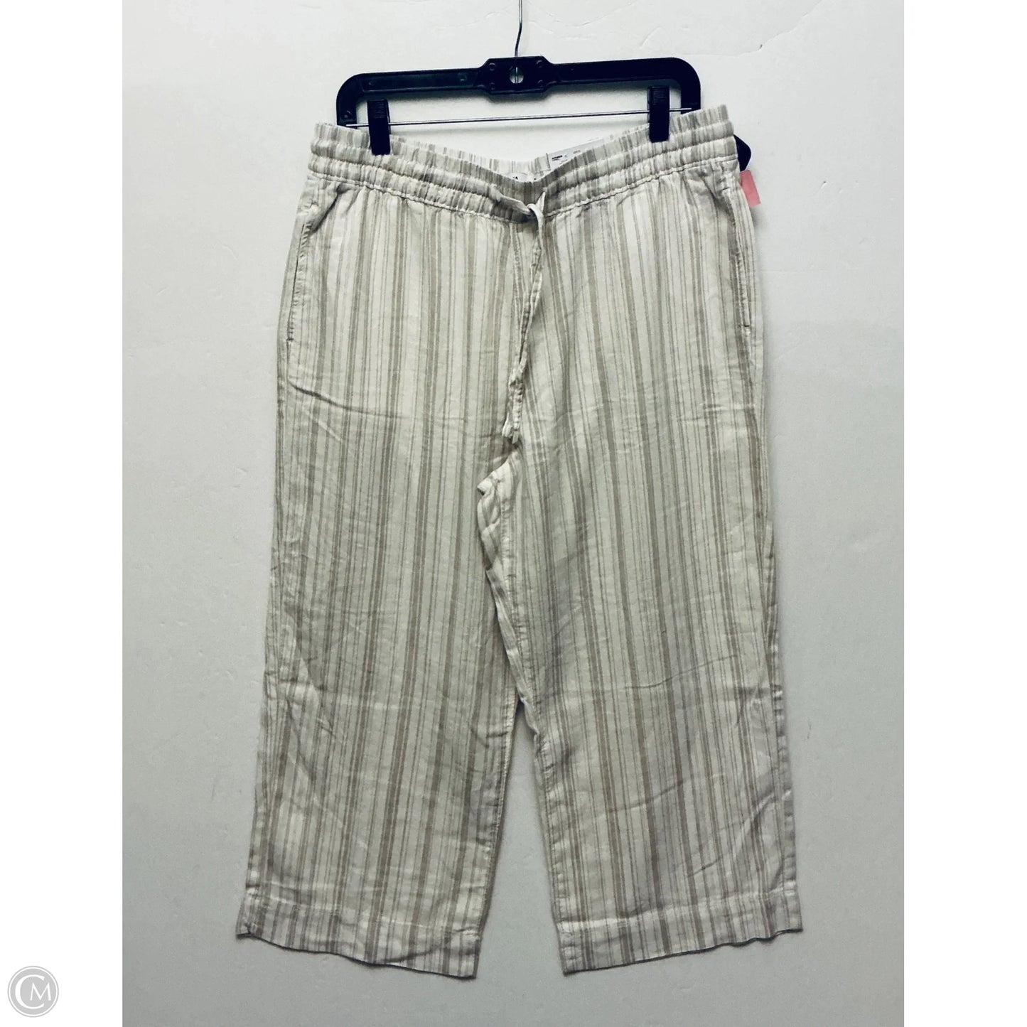 Pants Linen By Sonoma In Beige, Size: Lp