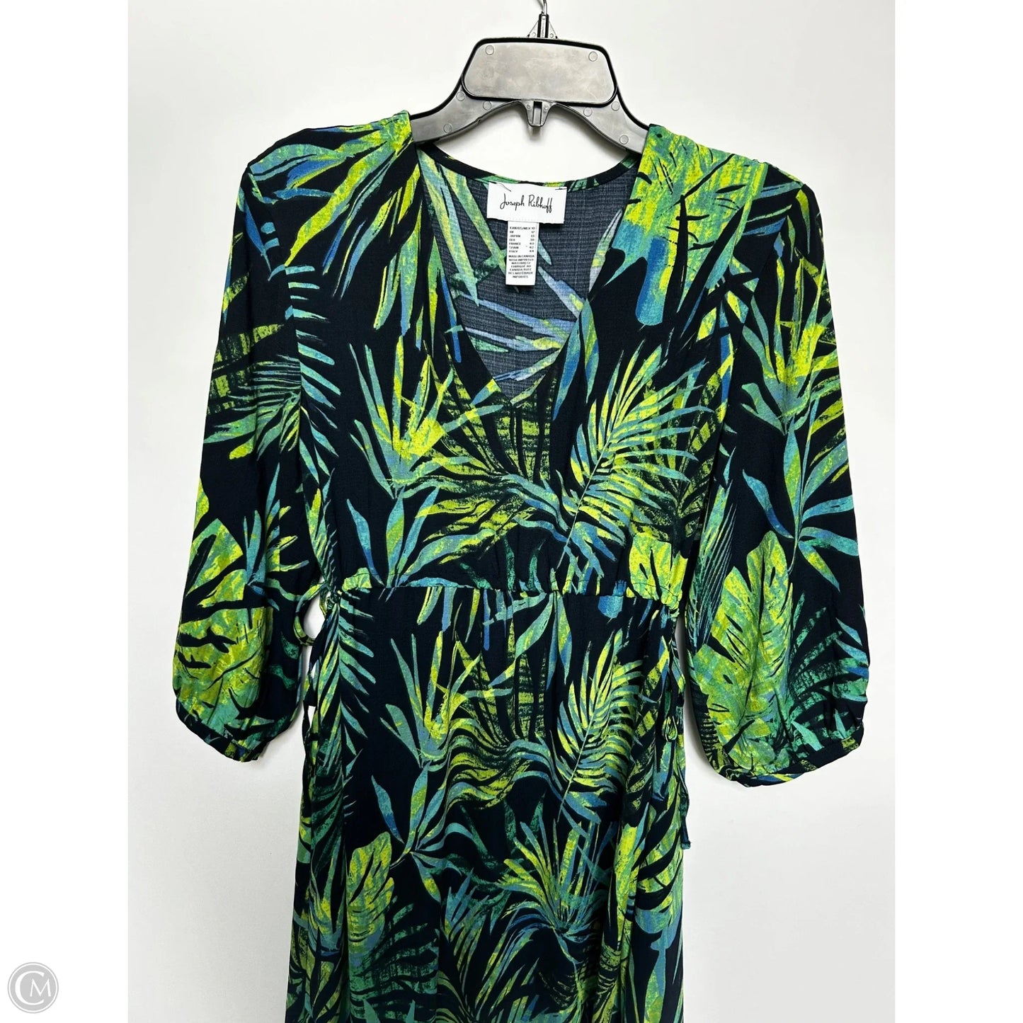 Dress Casual Maxi By Joseph Ribkoff In Blue & Green, Size: M