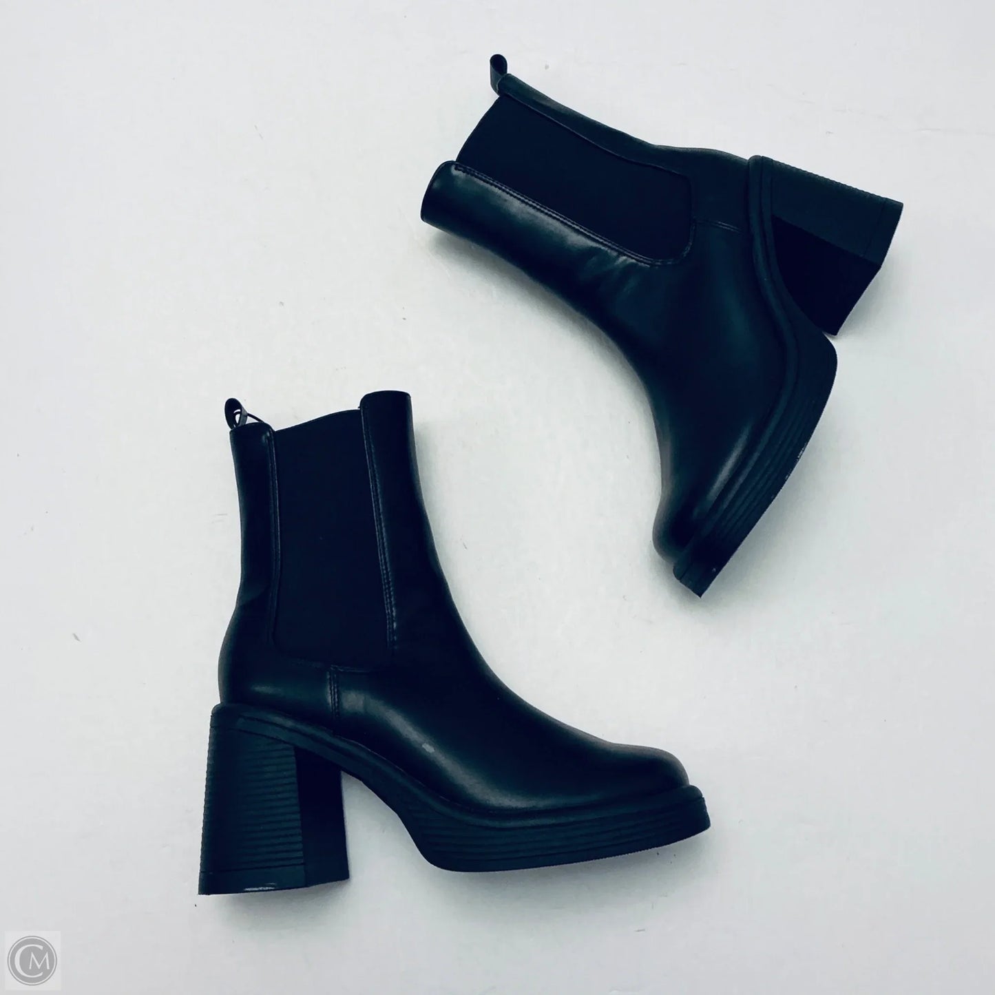 Boots Ankle Heels By Shoedazzle In Black, Size: 7