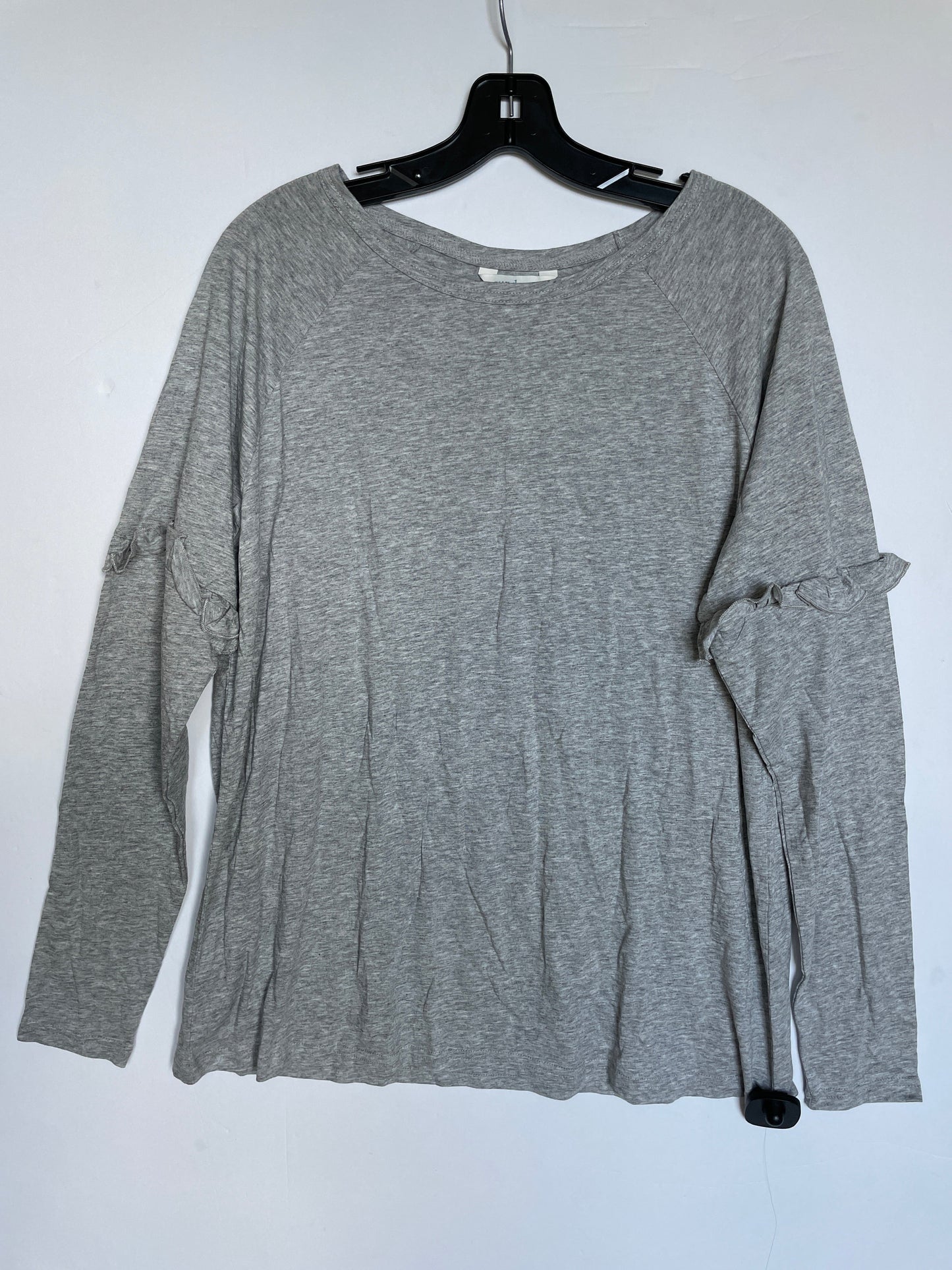 Top Long Sleeve Basic By Sundance In Grey, Size: Xl