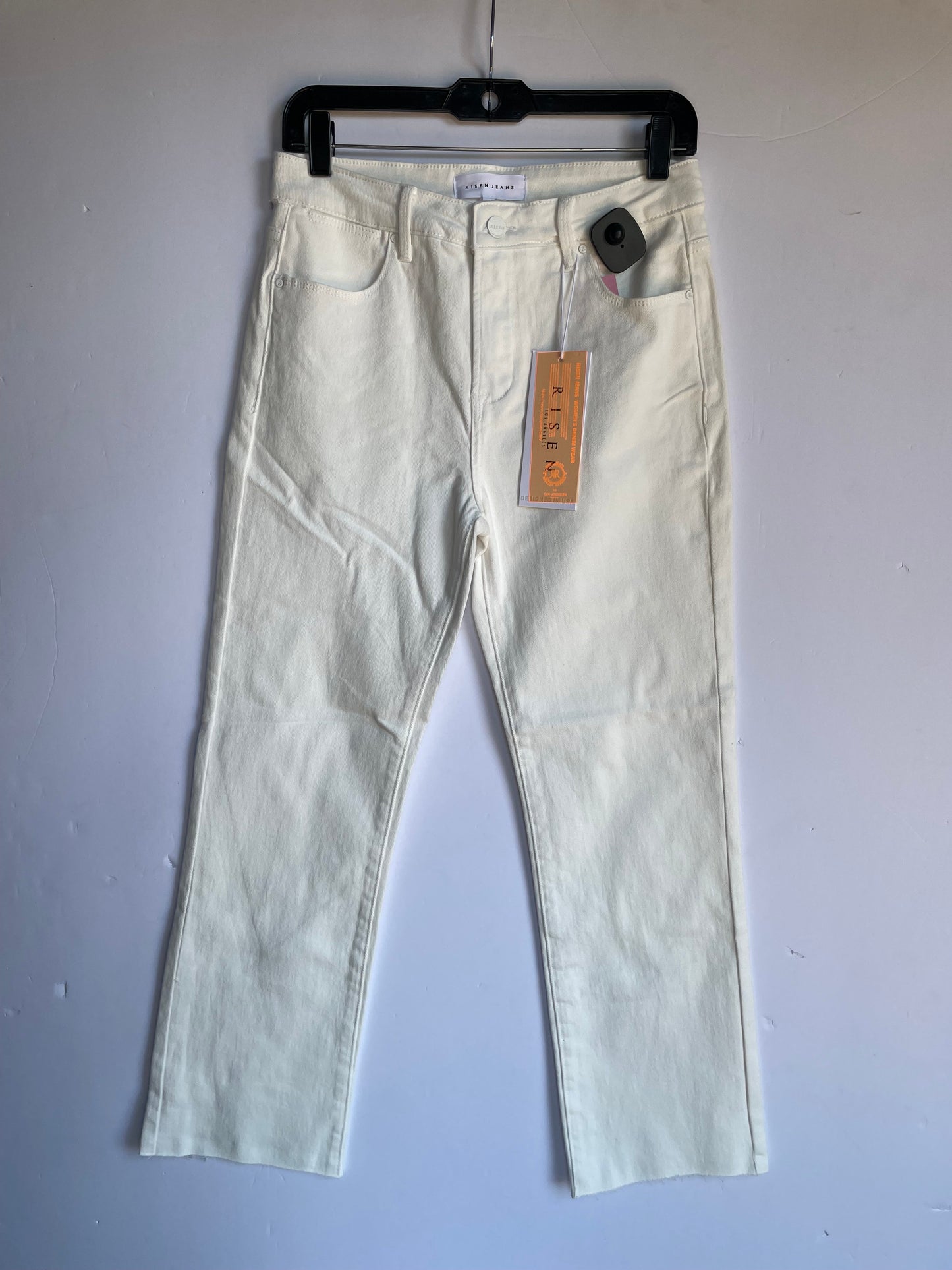 White Jeans Straight Risen, Size 2