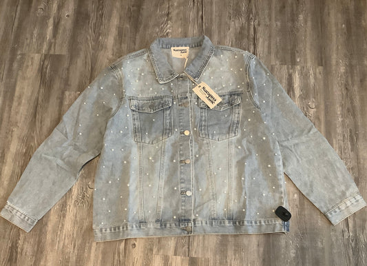 Blue Denim Jacket Denim Savanna Jane, Size 2x