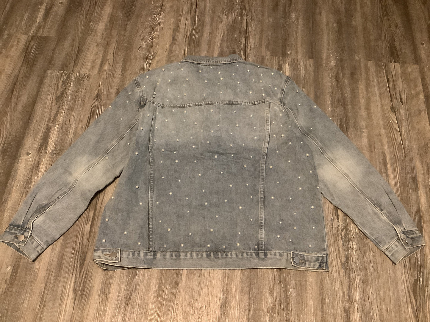 Blue Denim Jacket Denim Savanna Jane, Size 2x