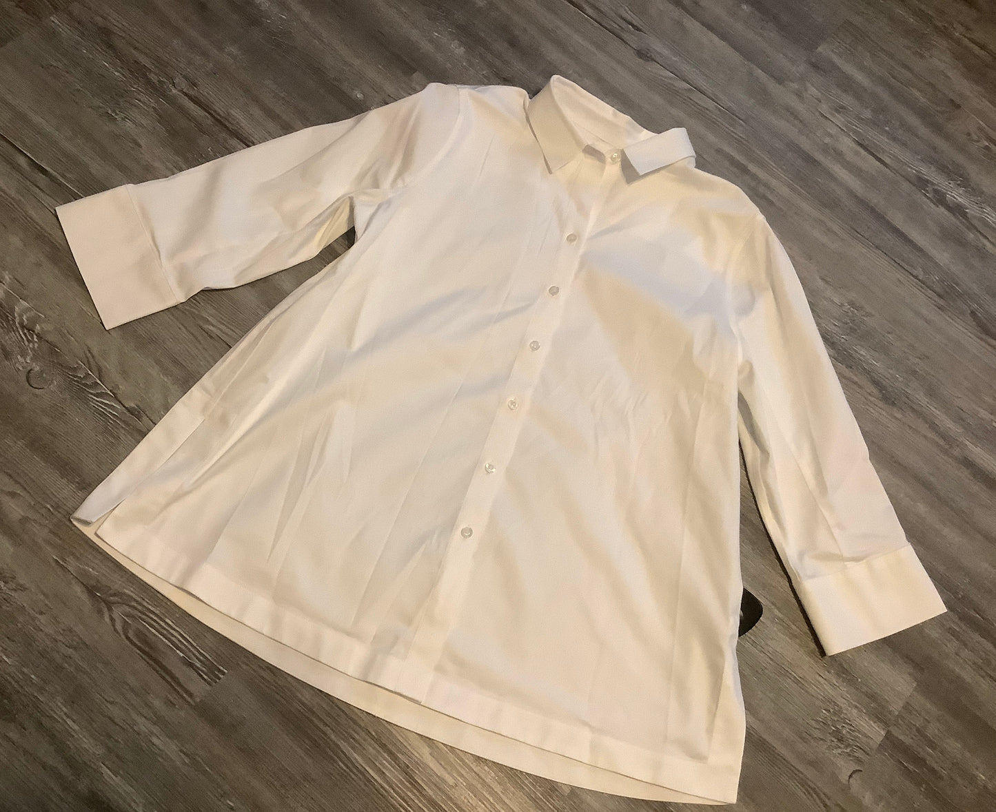 White Top Long Sleeve Chicos, Size L