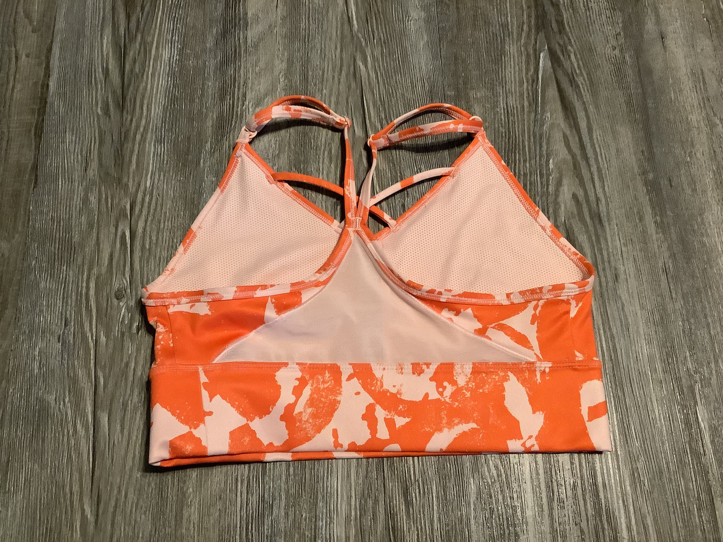 Athletic Bra By Nike Apparel In Orange, Size: M