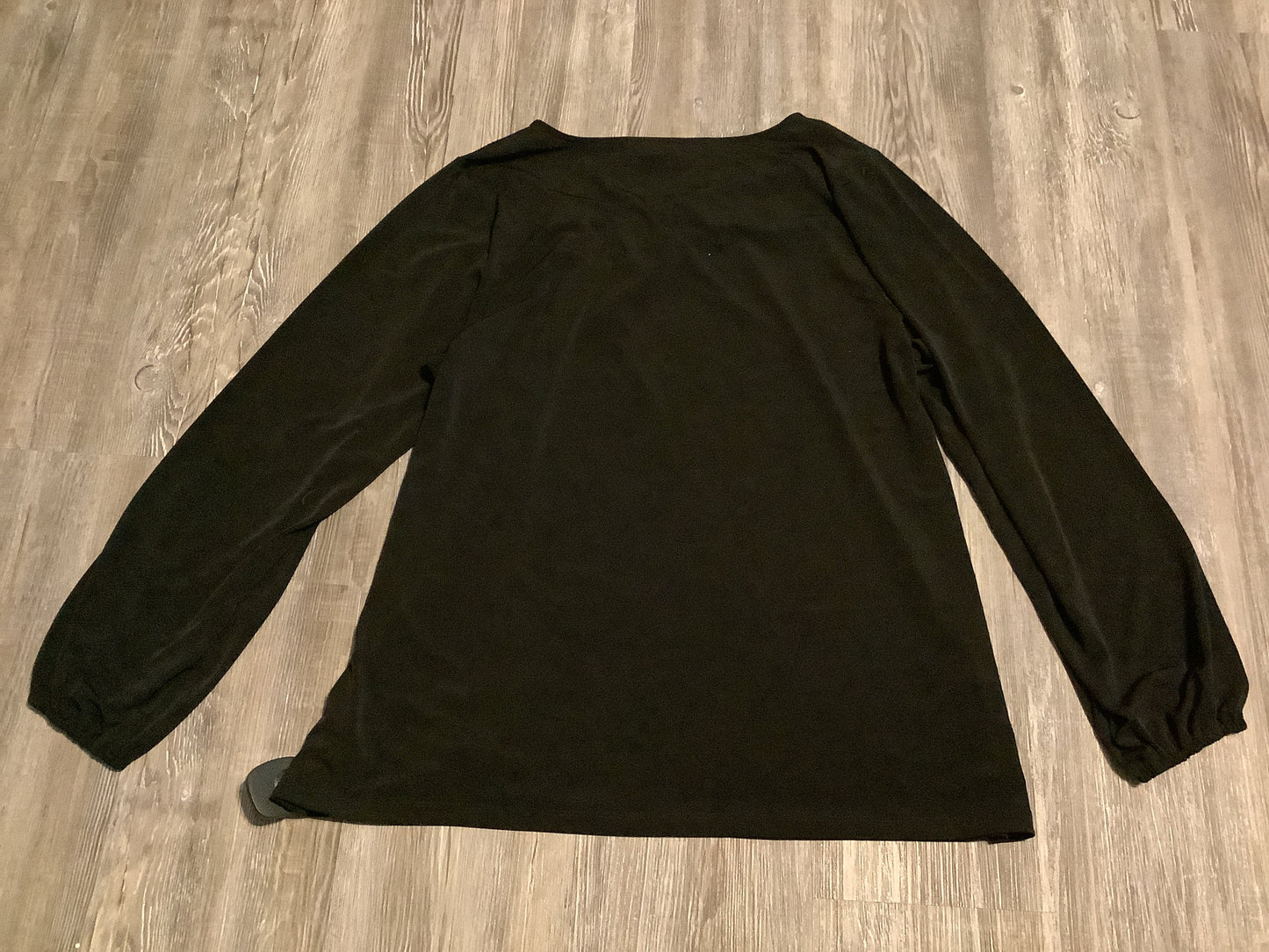 Top Long Sleeve By Michael Kors In Black, Size: 1x