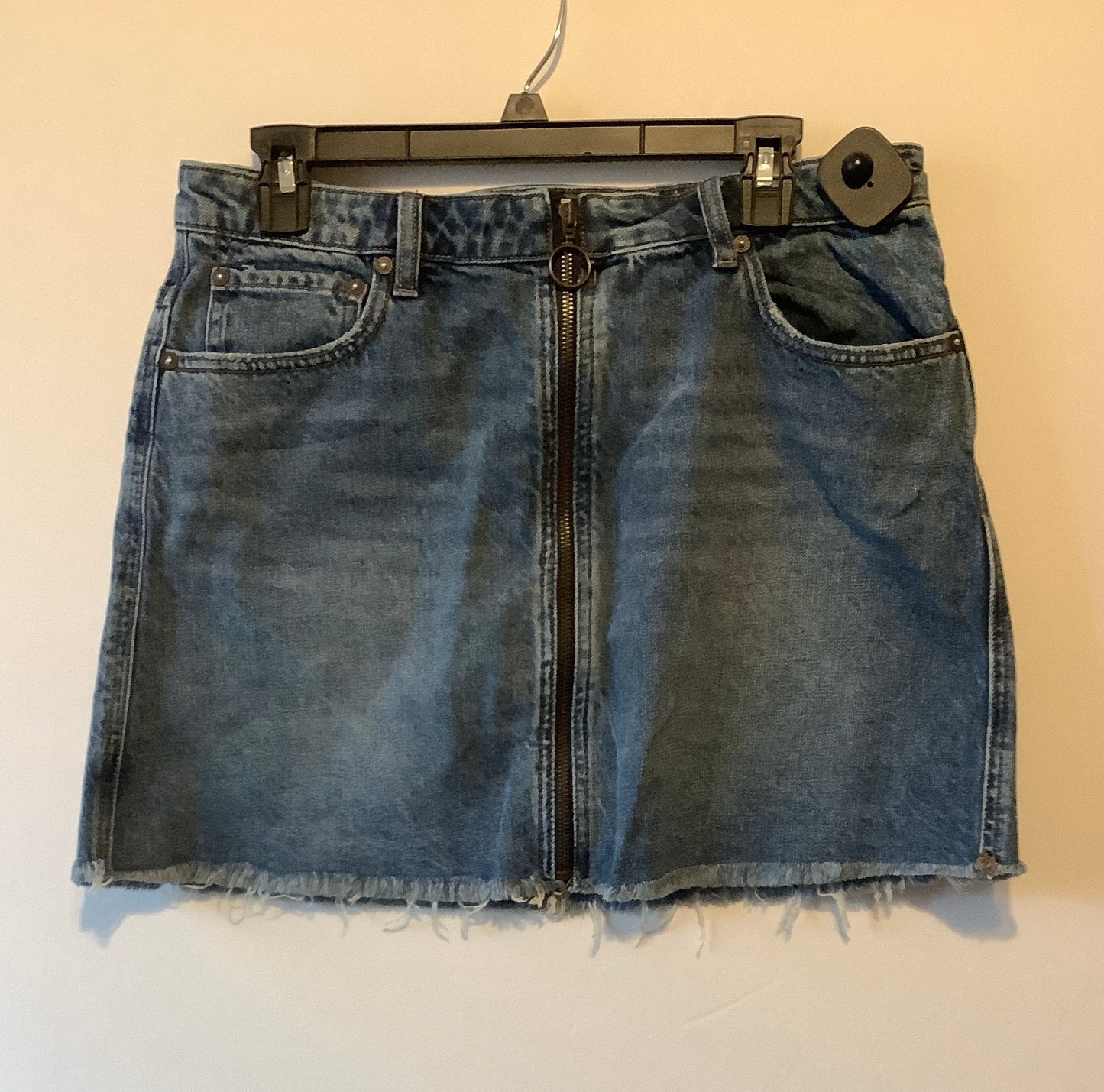 Skirt Mini & Short By We The Free In Blue Denim, Size: 12