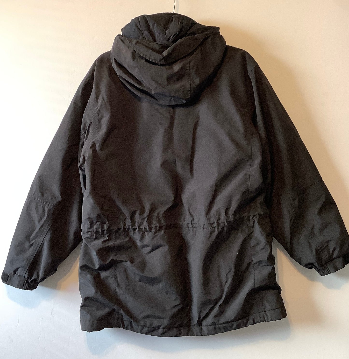 Coat Parka By Eddie Bauer In Black, Size: M