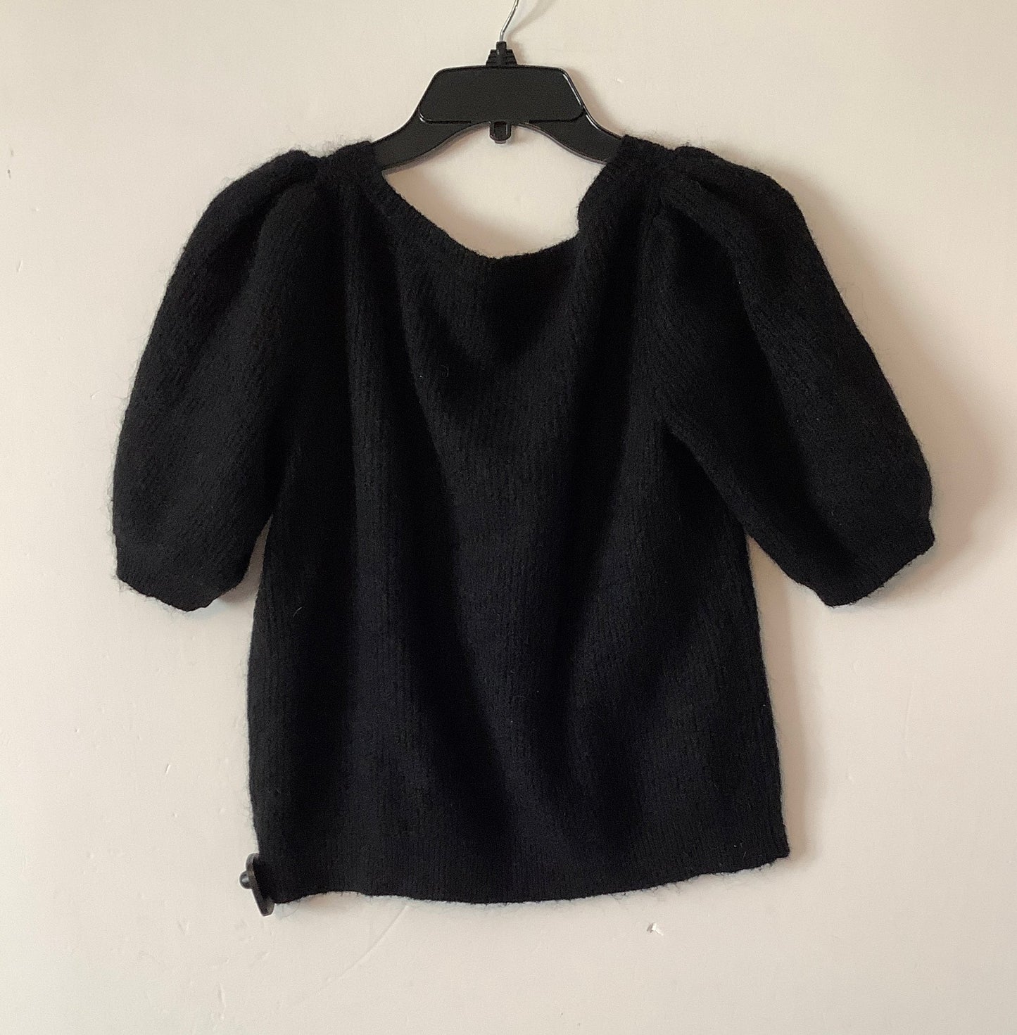 Sweater Short Sleeve By Boden In Black, Size: M