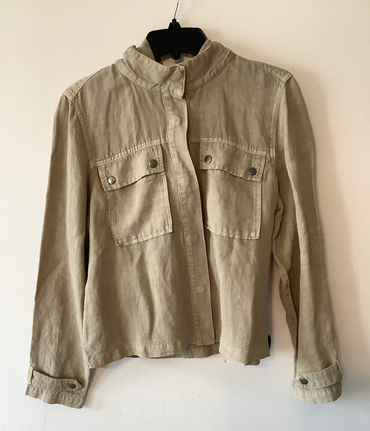 Jacket Other By Nicole Miller In Tan, Size: L