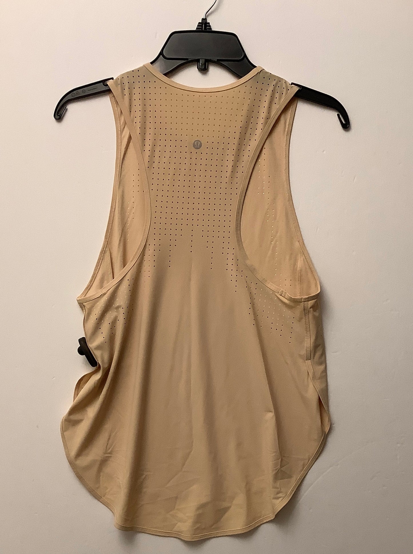 Athletic Tank Top By Lululemon In Beige, Size: Xs