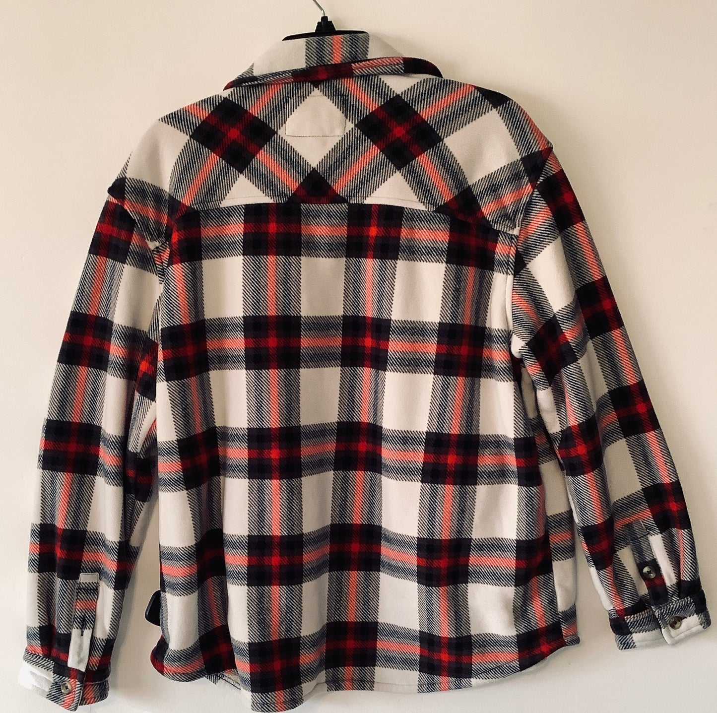 Jacket Shirt By Sage In Plaid Pattern, Size: Xl