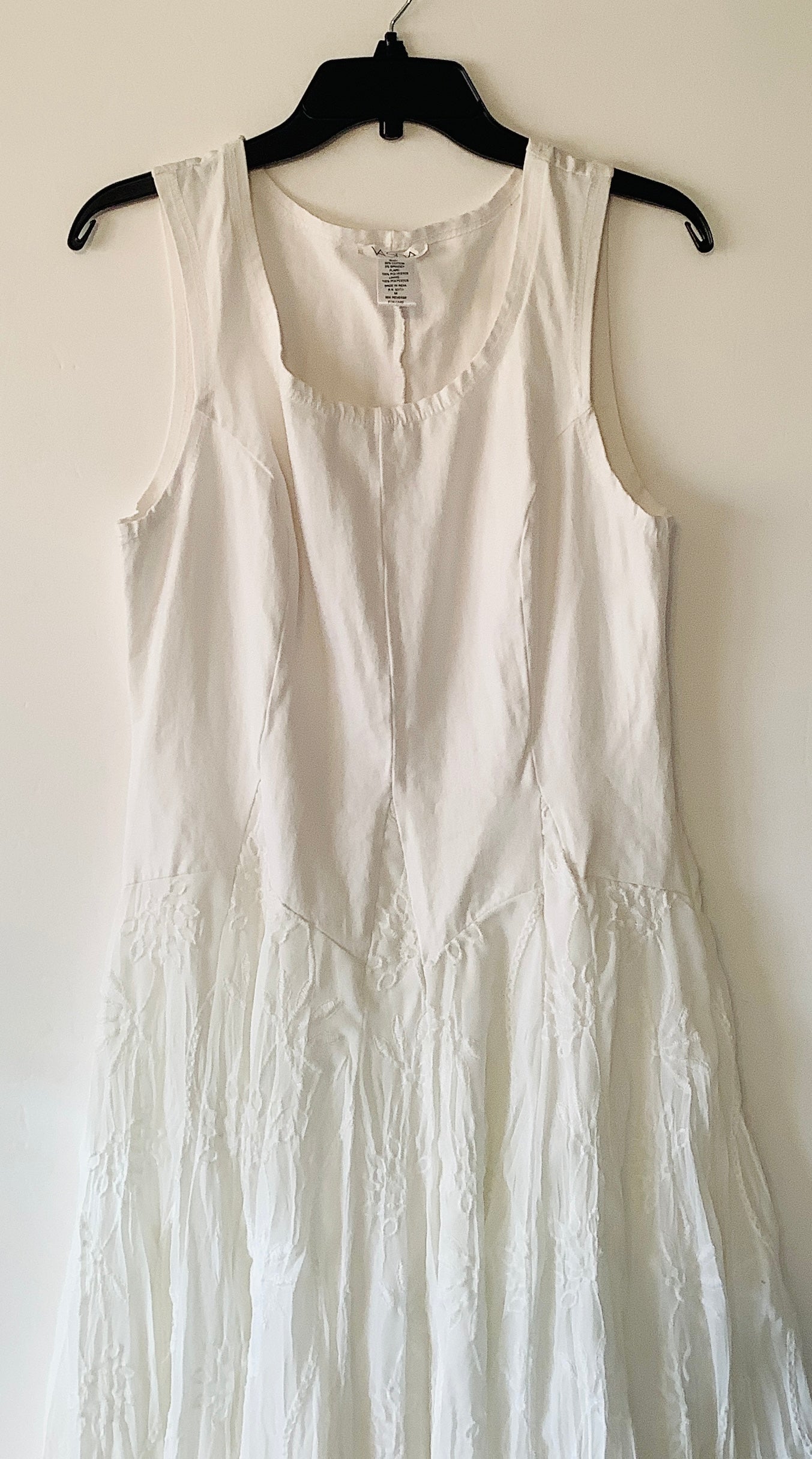 Dress Casual Midi By Cmc In White, Size: M