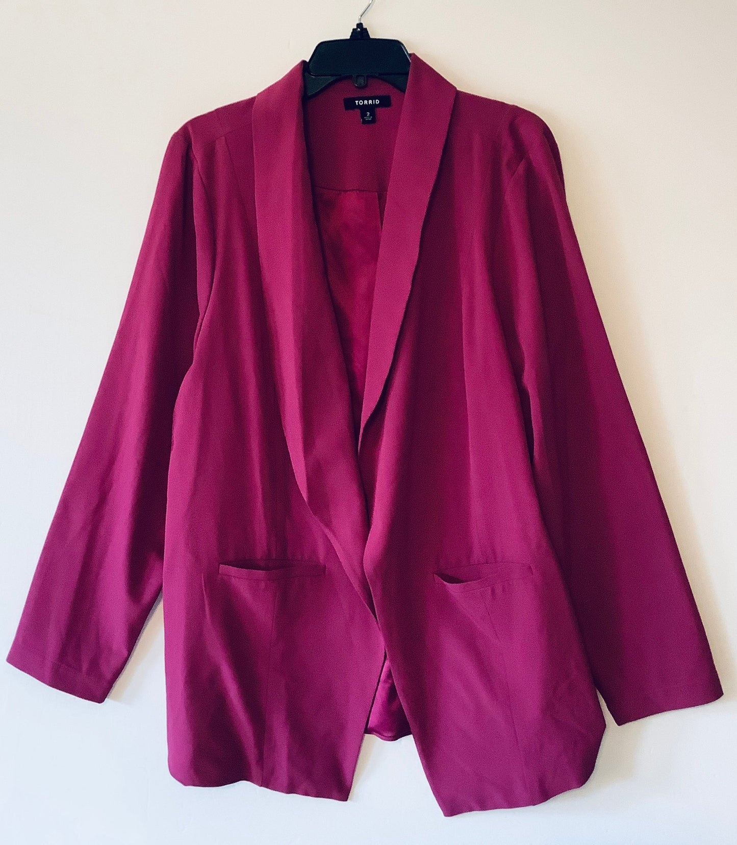 Blazer By Torrid In Pink, Size: 2x