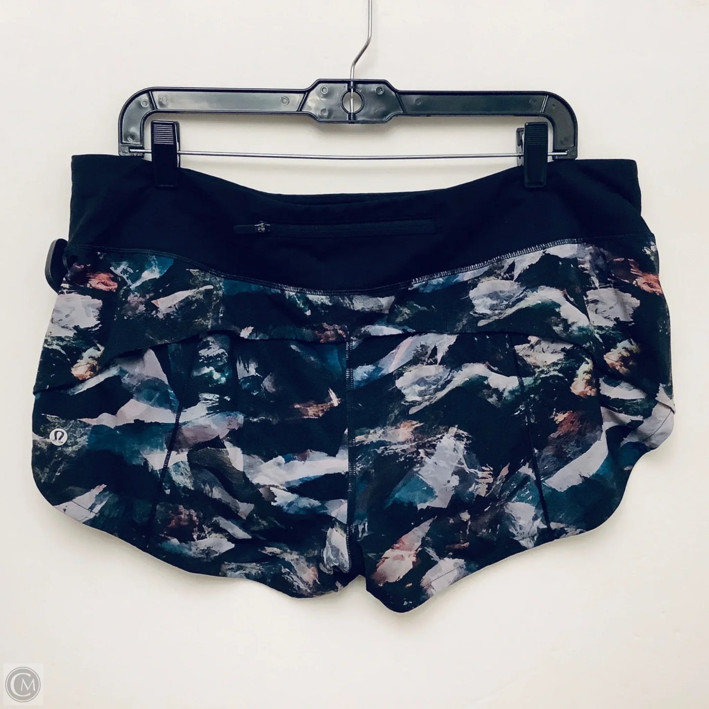 Athletic Shorts By Lululemon In Black, Size: 12