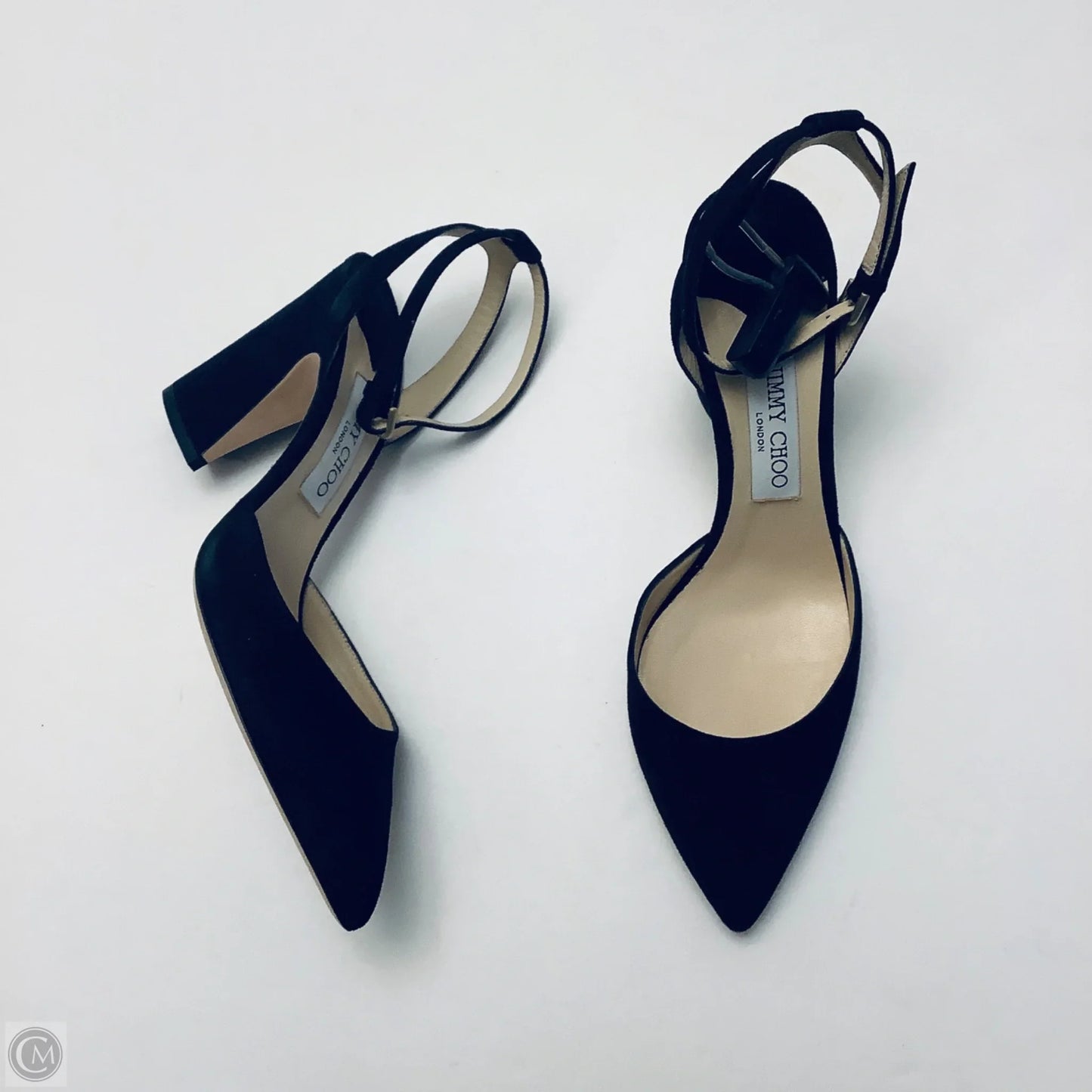 Shoes Luxury Designer By Jimmy Choo In Black, Size: 9