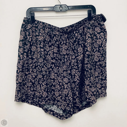 Shorts By Torrid In Black & Tan, Size: 1x