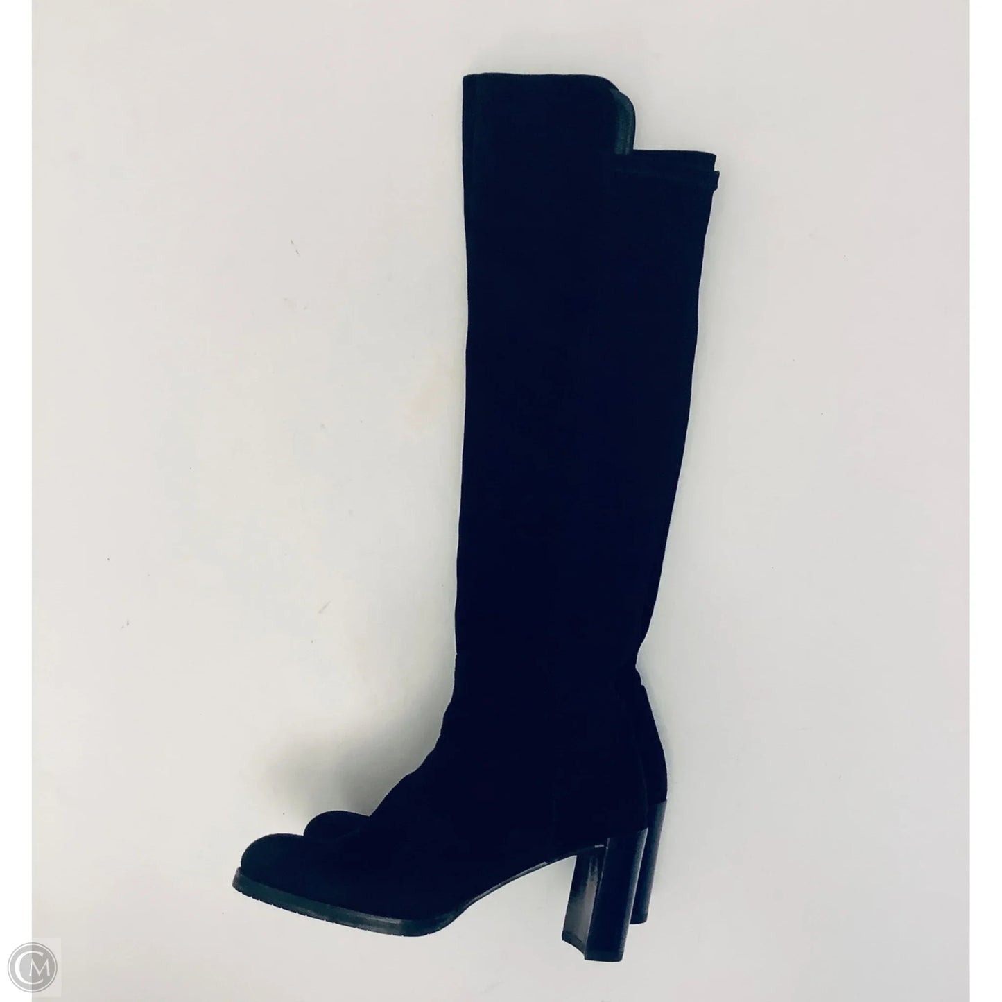 Boots Designer By Stuart Weitzman In Black, Size: 5.5