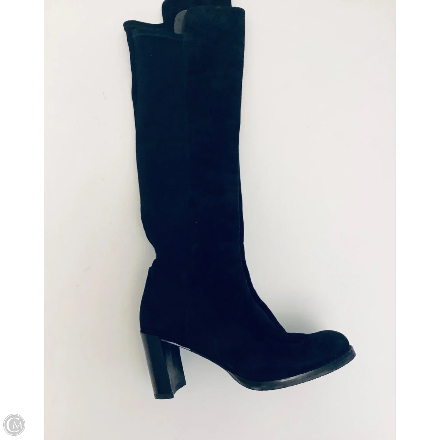 Boots Designer By Stuart Weitzman In Black, Size: 5.5