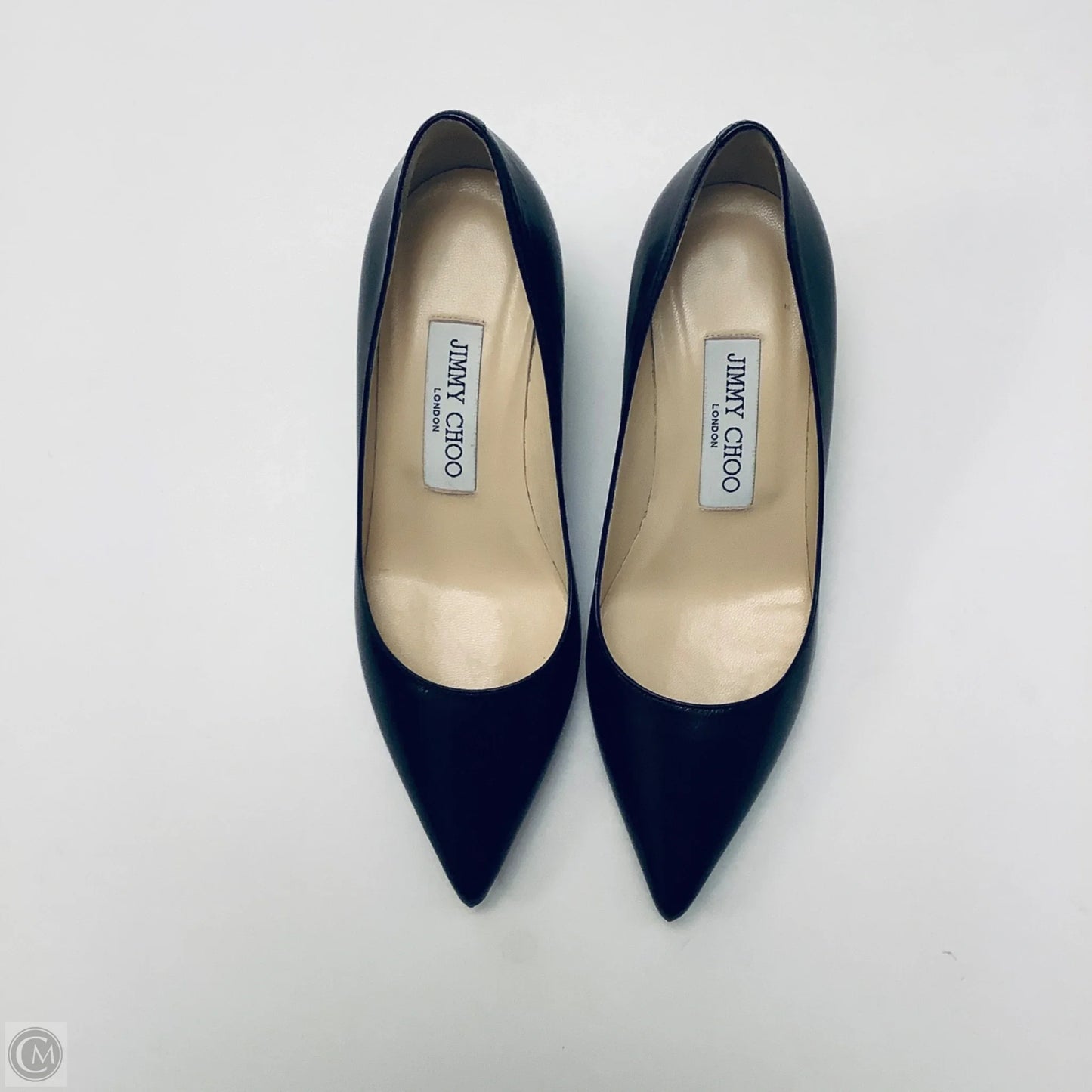 Shoes Luxury Designer By Jimmy Choo In Black, Size: 5