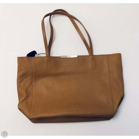 Handbag Leather By Ted Baker, Size: Large