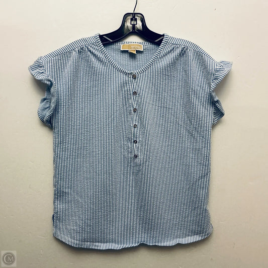 Top Sleeveless Designer By Michael Kors In Blue, Size: M