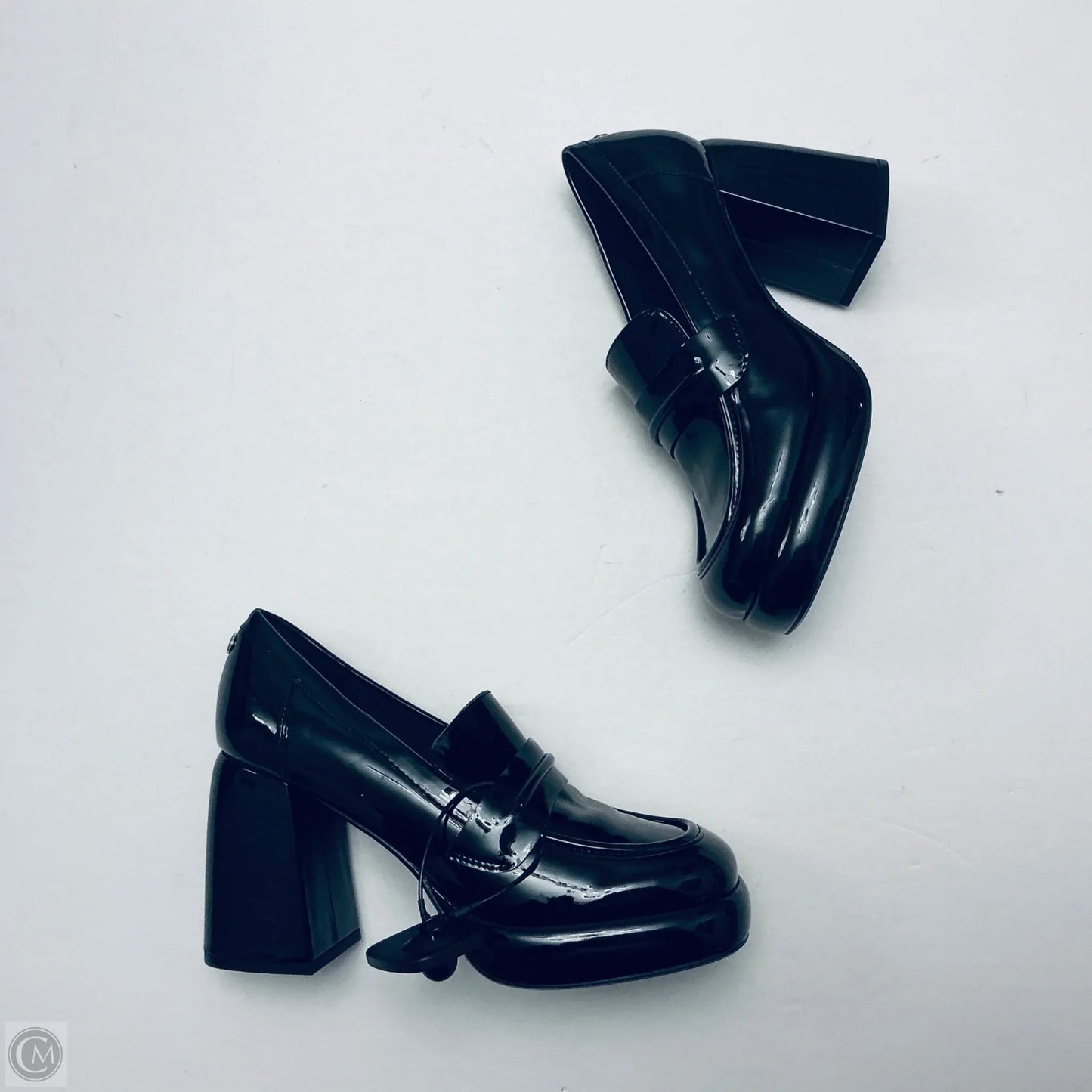 Shoes Heels Block By Nine West In Black, Size: 7.5